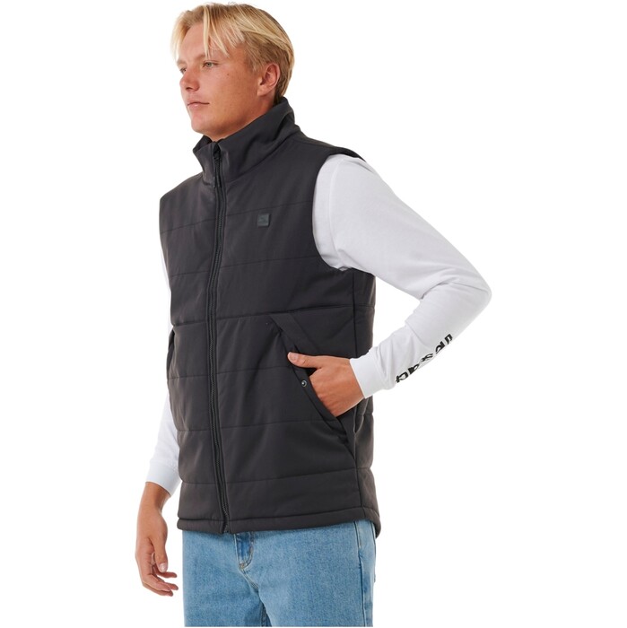 2024 Rip Curl Mens Anti Series Ridge Vest 01CMJA - Black